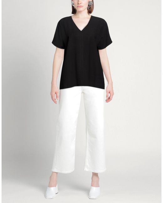 RUE DU BAC Black Top Viscose, Polyester