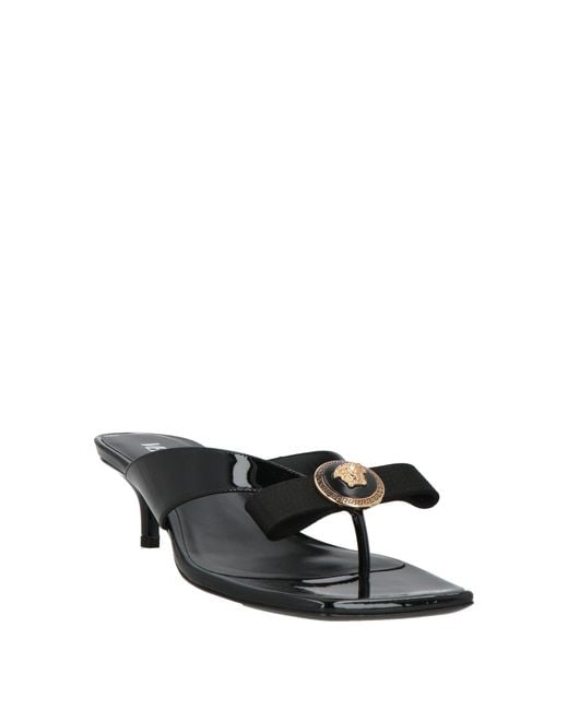 Versace White Thong Sandal