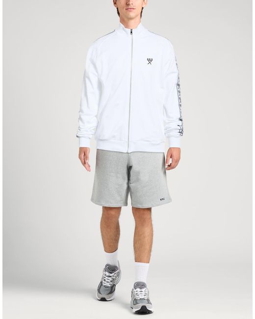 Berna White Sweatshirt Cotton for men
