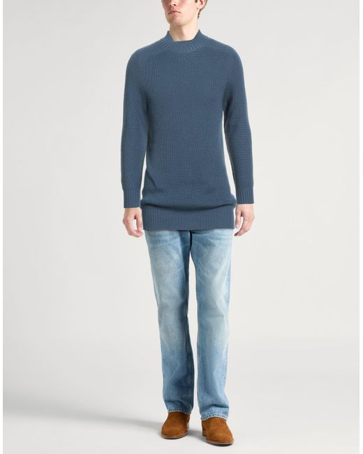 Tagliatore Rollkragenpullover in Blue für Herren