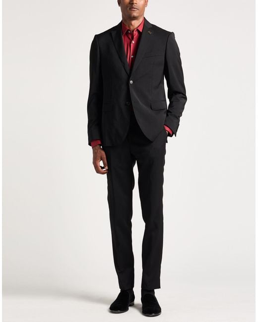 Pal Zileri Black Mcmlxxx Suit Wool for men