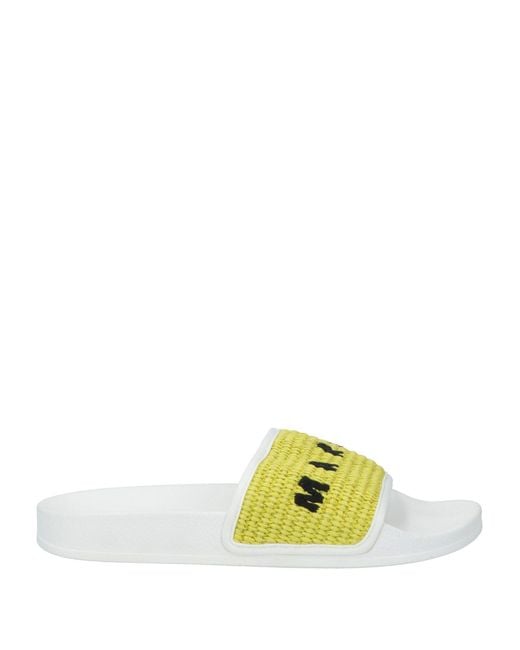 Marni Yellow Sandals for men