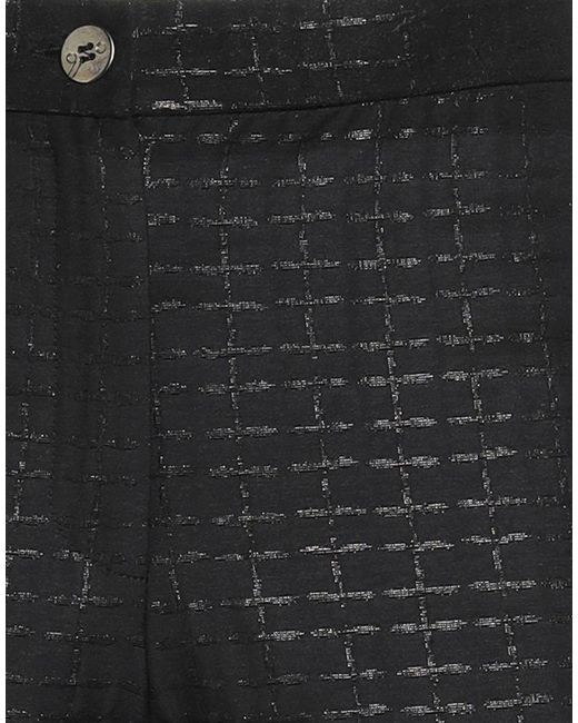Caractere Black Pants Cotton, Polyamide, Polyester, Elastane