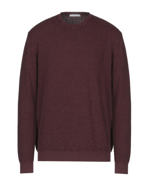 Circolo 1901 Purple Garnet Sweater Wool for men