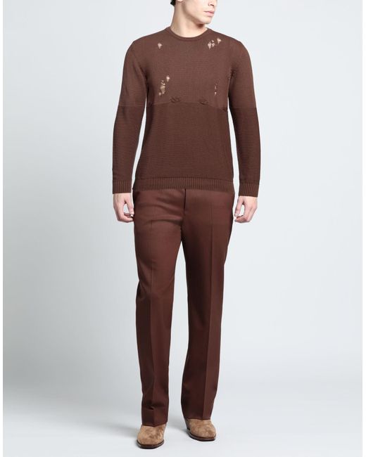 Daniele Alessandrini Brown Sweater for men