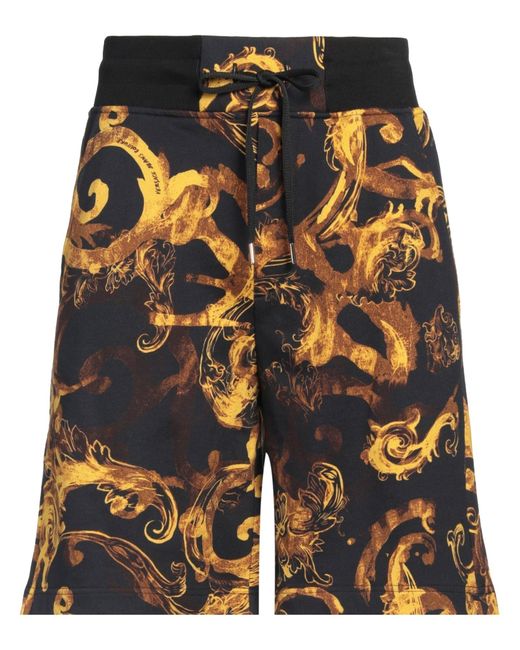 Versace Jeans Couture Black Shorts & Bermuda Shorts Cotton for men