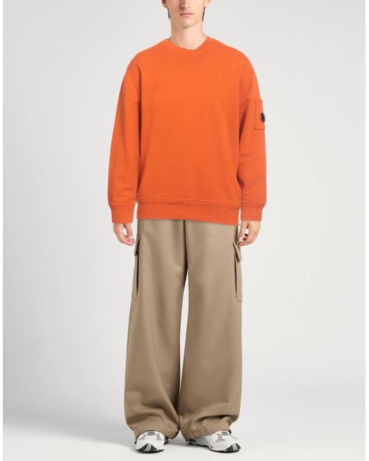 C P Company Orange Sweatshirt for men