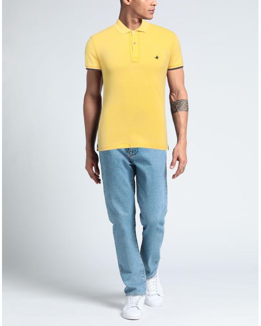 Brooksfield Yellow Polo Shirt for men