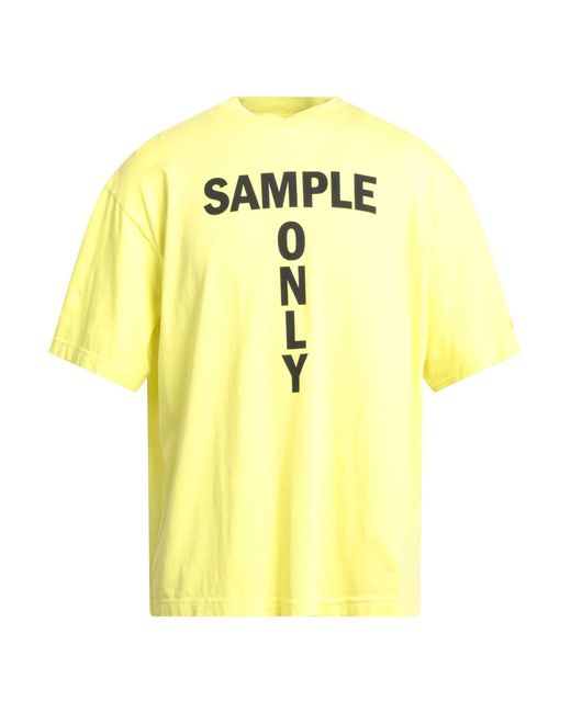 Acne Yellow T-shirt for men