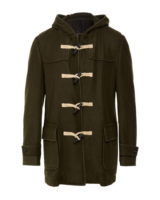 L.b.m. 1911 Green Coat Virgin Wool, Polyamide for men