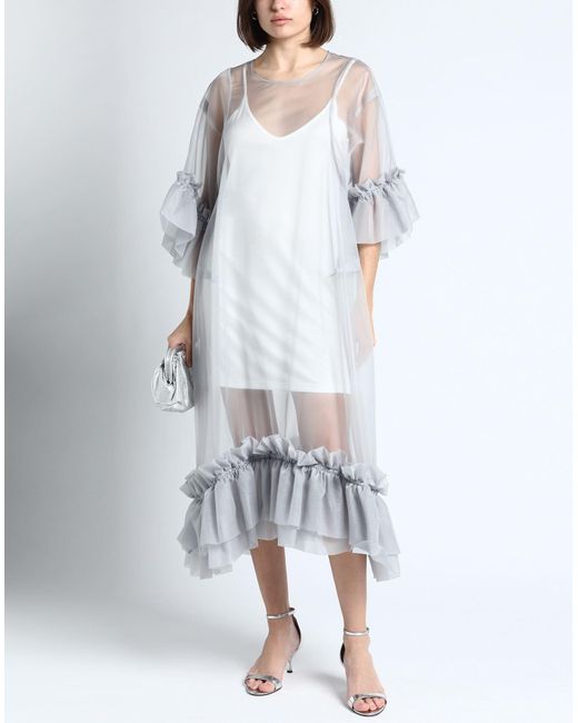 Enfold Gray Midi Dress