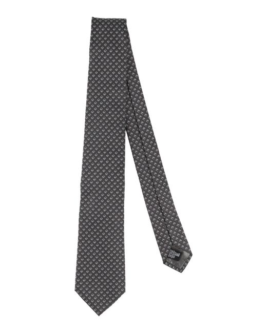Emporio Armani Gray Ties & Bow Ties for men