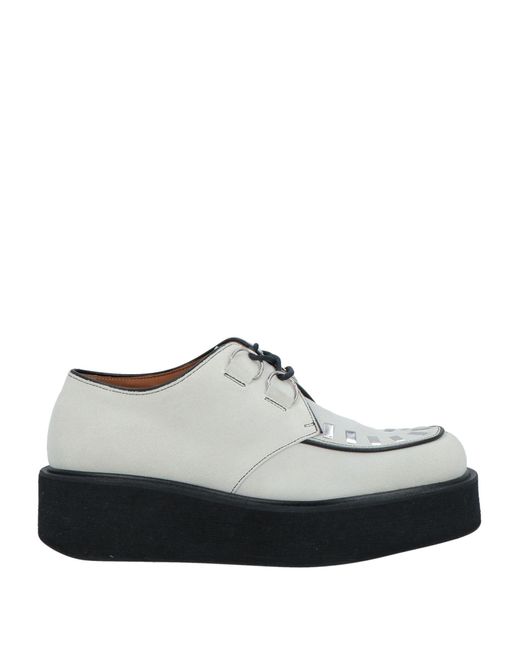 Marni White Lace-up Shoes
