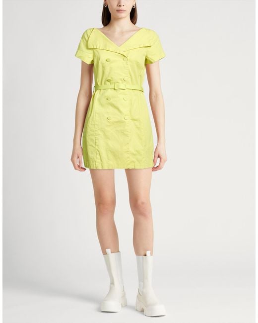 Dixie Yellow Mini Dress