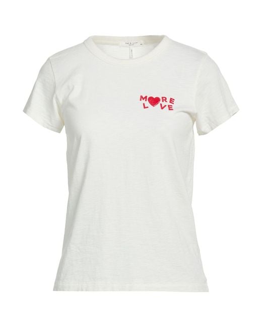 Rag & Bone White T-Shirt Pima Cotton