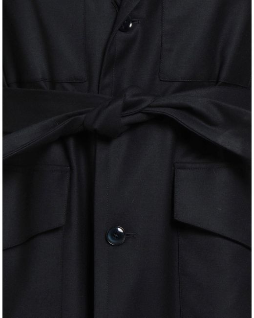 Barena Black Coat Virgin Wool, Elastane for men