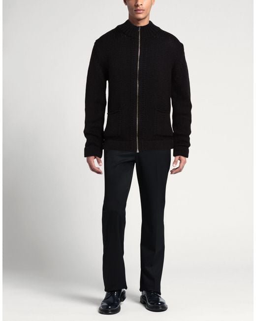 Fabrizio Del Carlo Black Cardigan for men