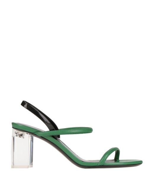 Giorgio Armani Green Sandale