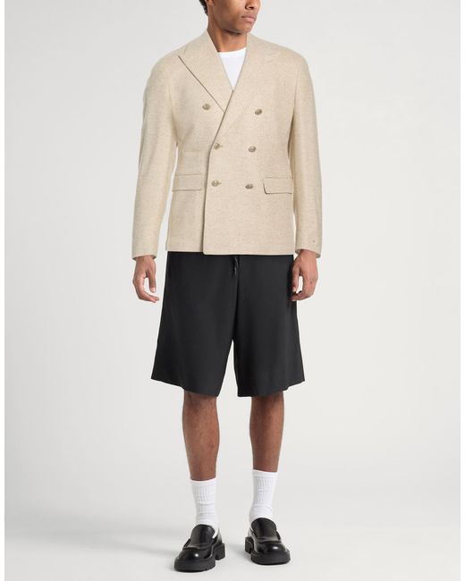 Eleventy Natural Blazer Wool, Silk, Cashmere, Elastane for men