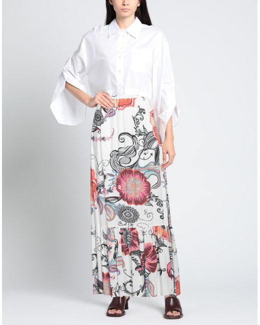 Relish White Maxi Skirt
