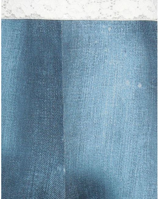 Bellavitis Blue Pants Polyester, Elastane