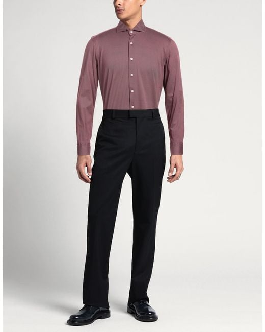 Camicia di Sonrisa in Purple da Uomo