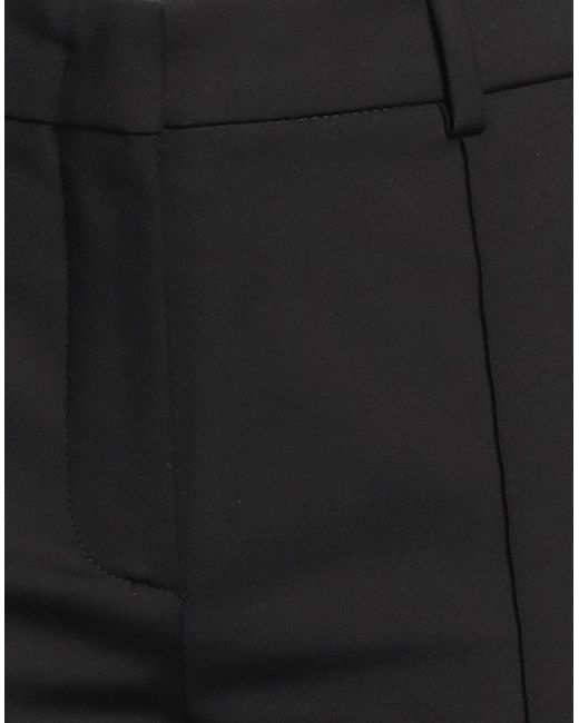 Sportmax Black Pants Cotton, Polyamide, Elastane
