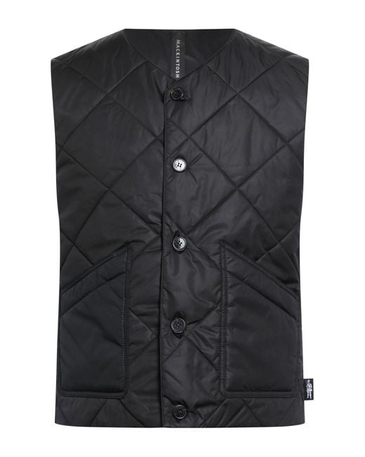 Mackintosh Black Vest Nylon for men