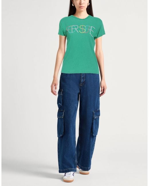 Mother Green T-Shirt Cotton, Linen
