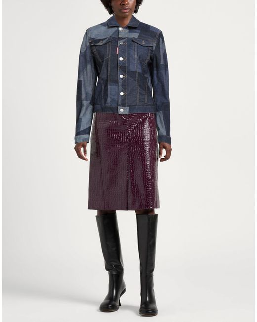 DSquared² Blue Denim Outerwear