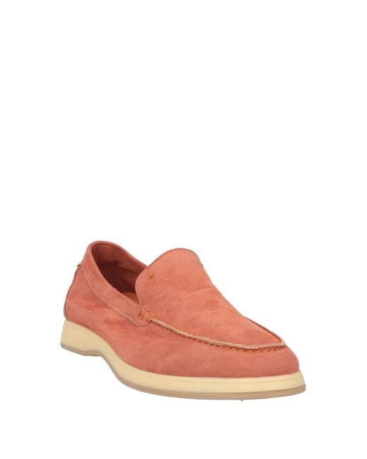 Andrea Ventura Firenze Pink Aquariva Loafers Leather for men