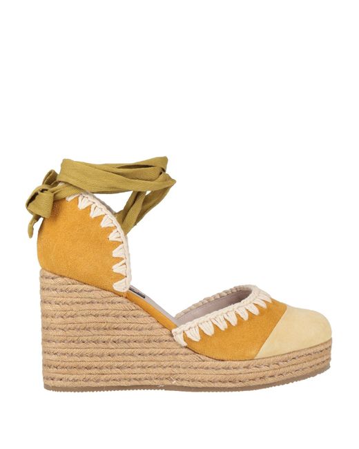 Espadrillas di Mou in Metallic
