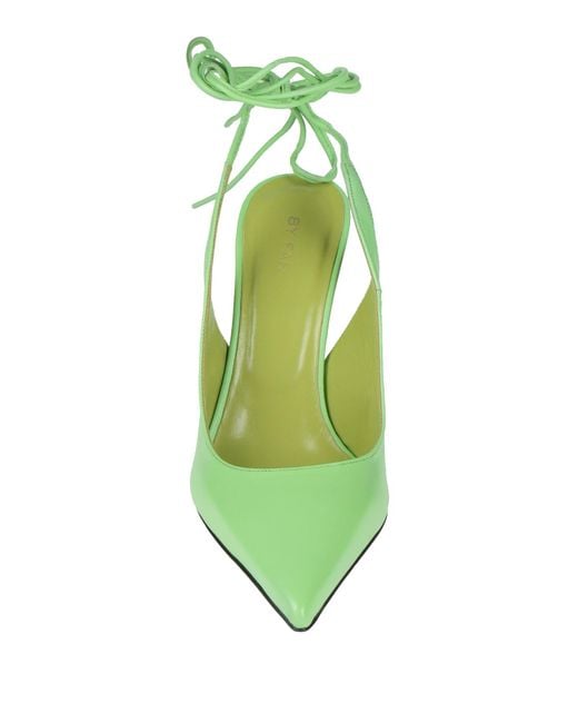 By Far Green Pumps