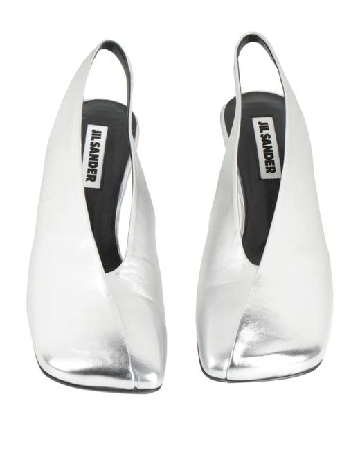 Jil Sander White Pumps Leather