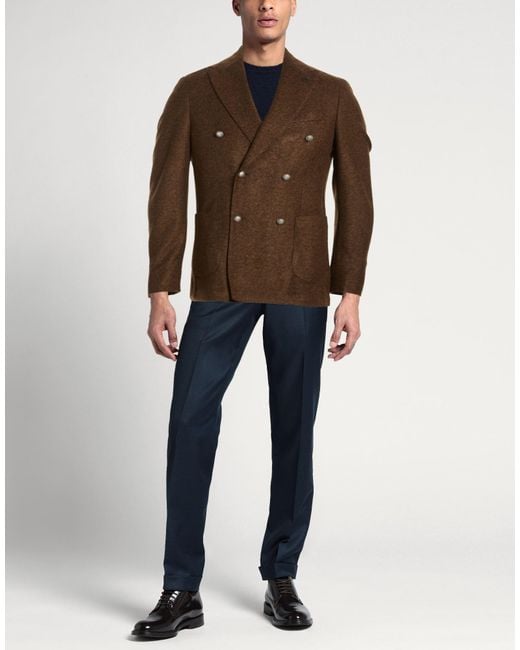 BRERAS Milano Brown Blazer for men