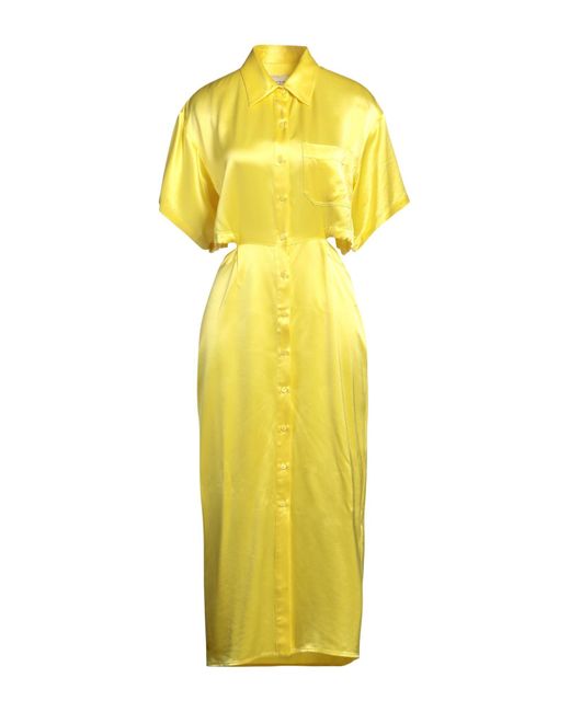 Vestido midi Isabelle Blanche de color Yellow