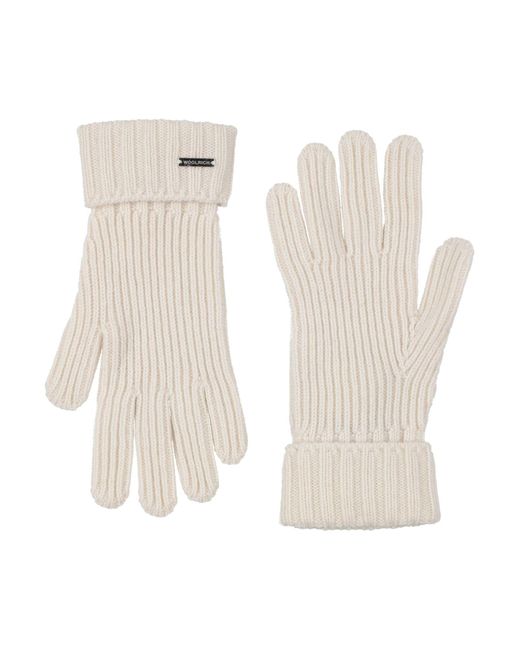Woolrich White Handschuhe