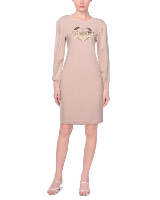 Love Moschino Pink Mini Dress