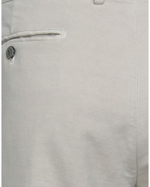 Mason's Gray Light Pants Cotton, Elastane for men
