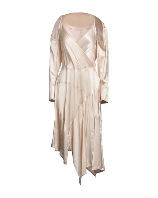 Vestido midi J.W. Anderson de color Natural
