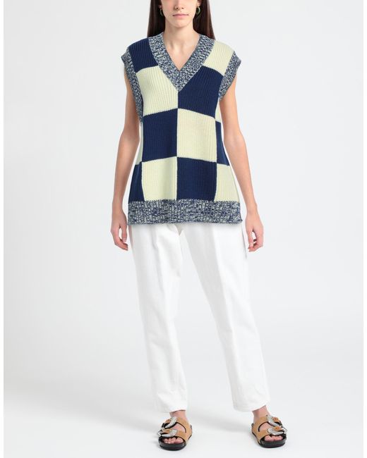 Sunnei Blue Sweater Virgin Wool