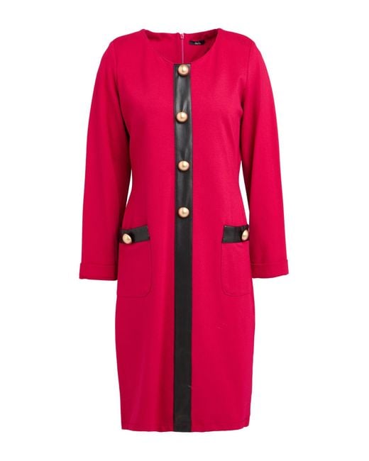 Hanita Pink Mini Dress Viscose, Nylon, Elastane, Polyester