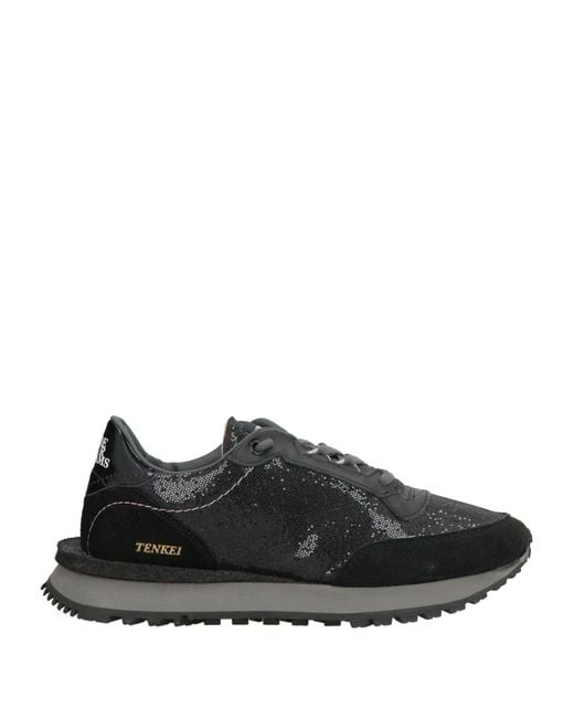 HIDNANDER Black Sneakers Leather