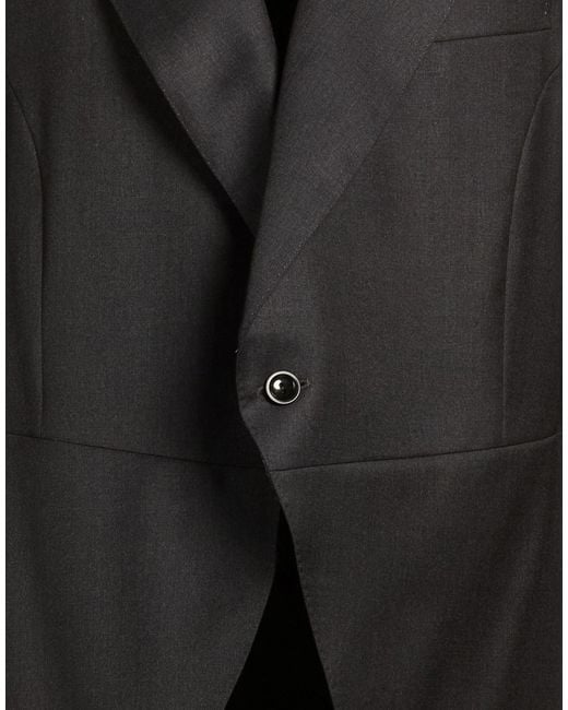 Canali Black Blazer Wool for men