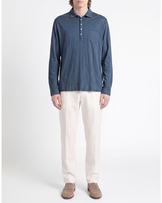 Polo Massimo Alba de hombre de color Blue