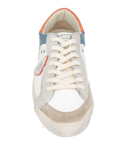 Philippe Model White Trainers for men