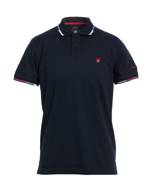 Harmont & Blaine Blue Polo Shirt Cotton for men