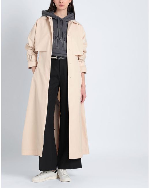 Calvin Klein Natural Overcoat & Trench Coat