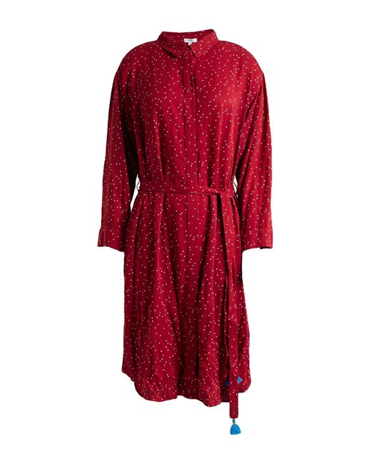 Poupette Red Midi Dress
