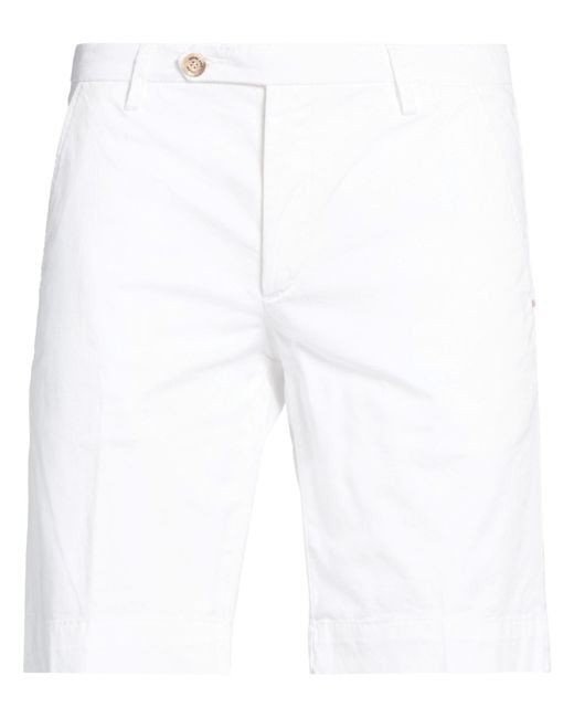 Entre Amis White Shorts & Bermuda Shorts for men